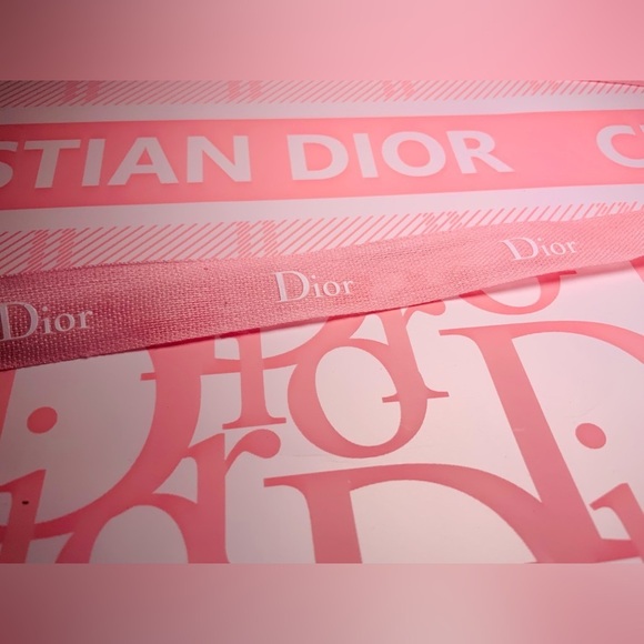 Dior Other - Pink Dior Ribbon 4/8” wide 72 inches